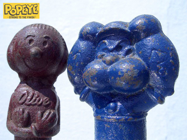 1950S POPEYE OLIVE USA Vintage 錨 タテゥー 鋳鉄 アイアン 1950S POPEYE OLIVE USA Vintage 錨 タテゥー 鋳鉄 アイアン