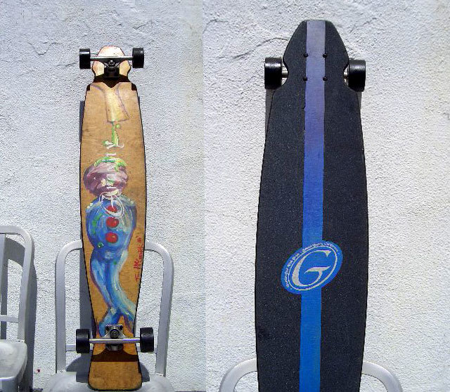 †1996S OLD GRAVITY Vintage 創成期 グラビティー 47in ロングスケートボード 定番 ハイパーカーブ モデル ロンスケ オールドサーフ 希少_画像2