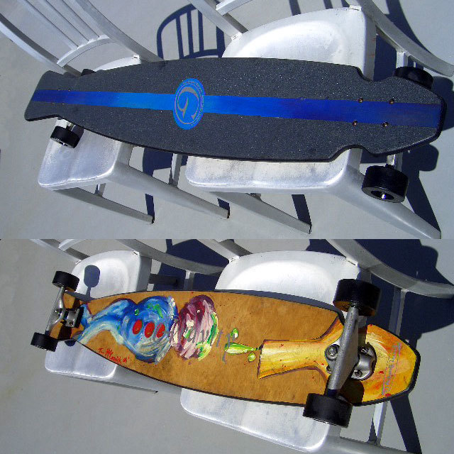 †1996S OLD GRAVITY Vintage 創成期 グラビティー 47in ロングスケートボード 定番 ハイパーカーブ モデル ロンスケ オールドサーフ 希少_画像4