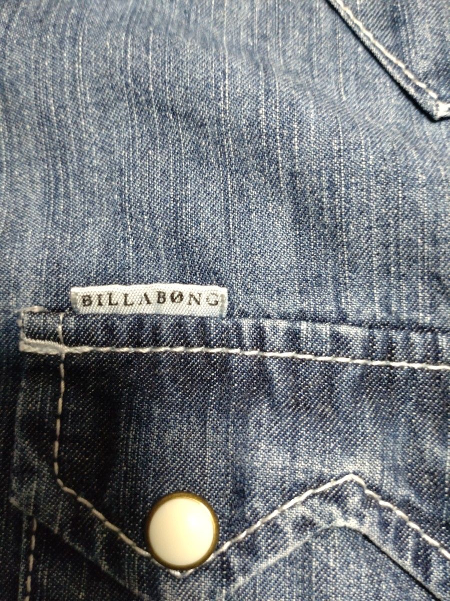 ビラボン BILLABONG  デニムシャツ ウエスタンシャツ