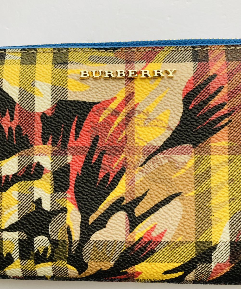 極美品 希少 BURBERRY バーバリー ラウンドファスナー長財布 極美品 希少 BURBERRY バーバリー ラウンドファスナー長財布