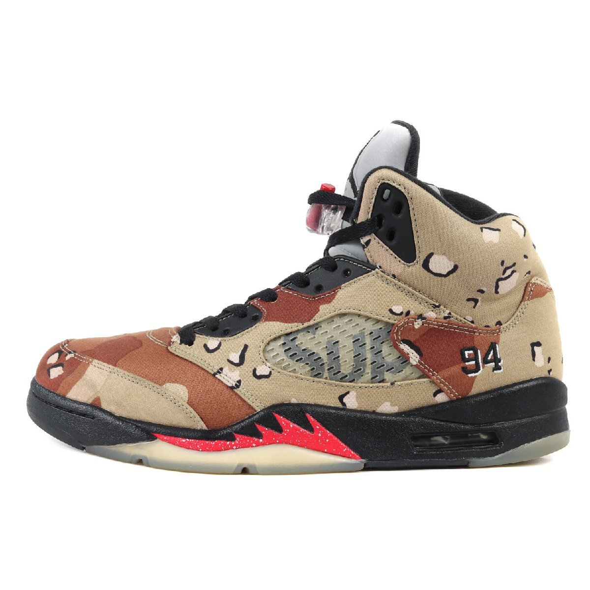 Supreme シュプリーム NIKE AIR JORDAN 5 RETRO SUPREME (824371-201) 15AW ナイキ エアジョーダン5 レトロ バンブー US10.5 28.5cm_画像1