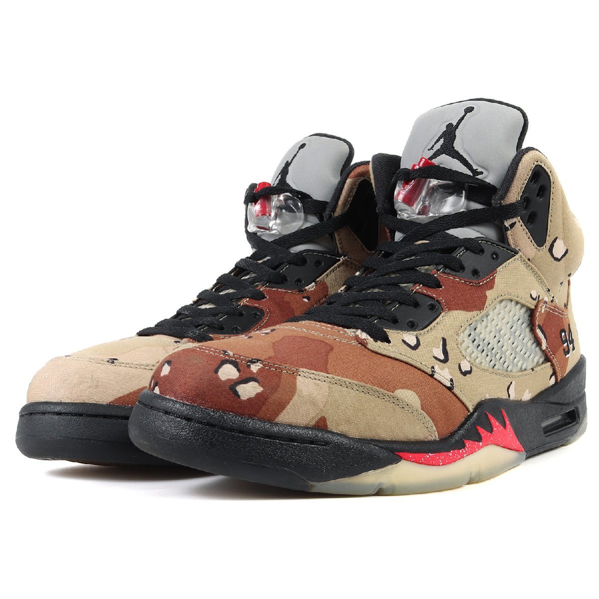 Supreme シュプリーム NIKE AIR JORDAN 5 RETRO SUPREME (824371-201) 15AW ナイキ エアジョーダン5 レトロ バンブー US10.5 28.5cm_画像2