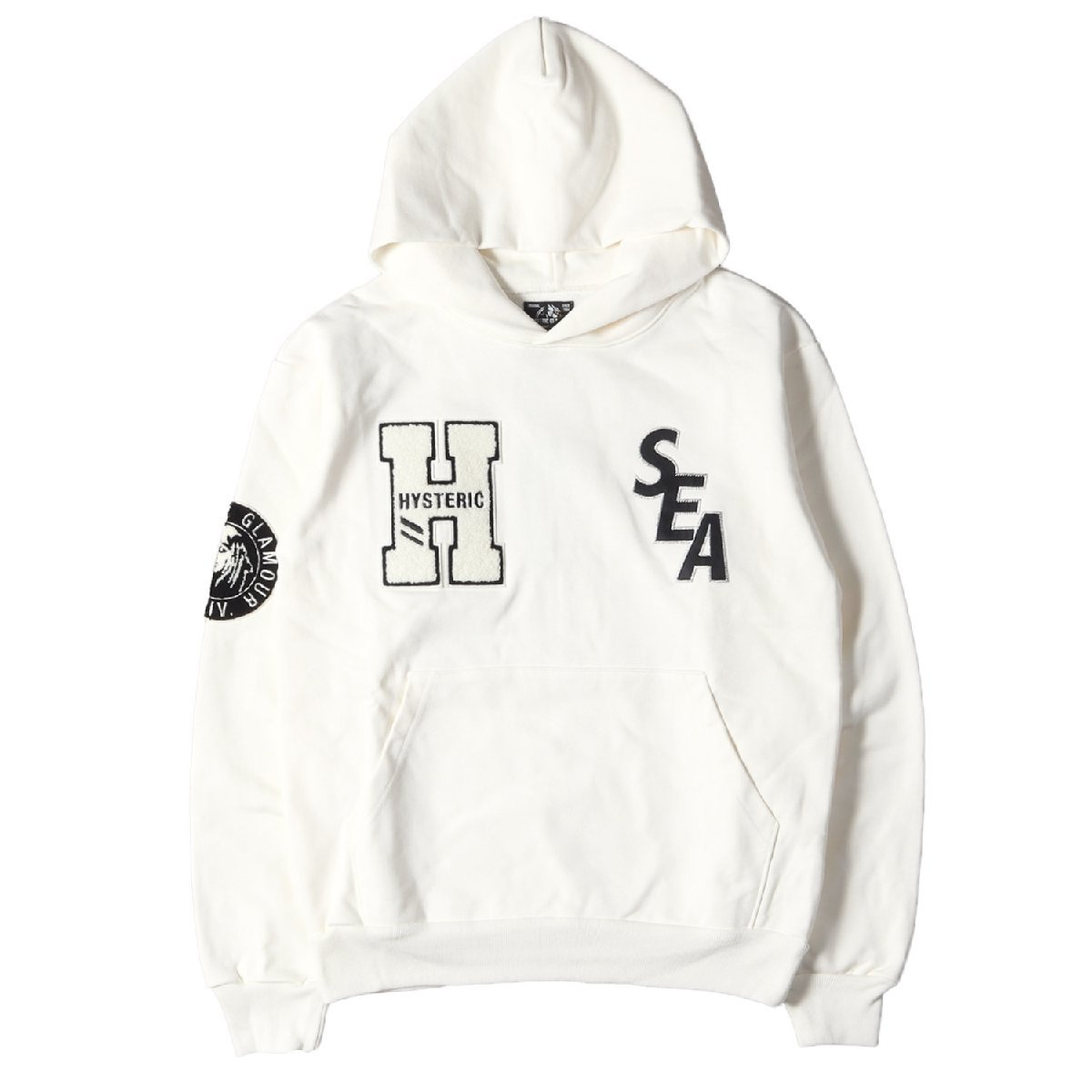 正規品直輸入】 新品 WIND S ホワイト 21AW Hoodie 3rd スウェット