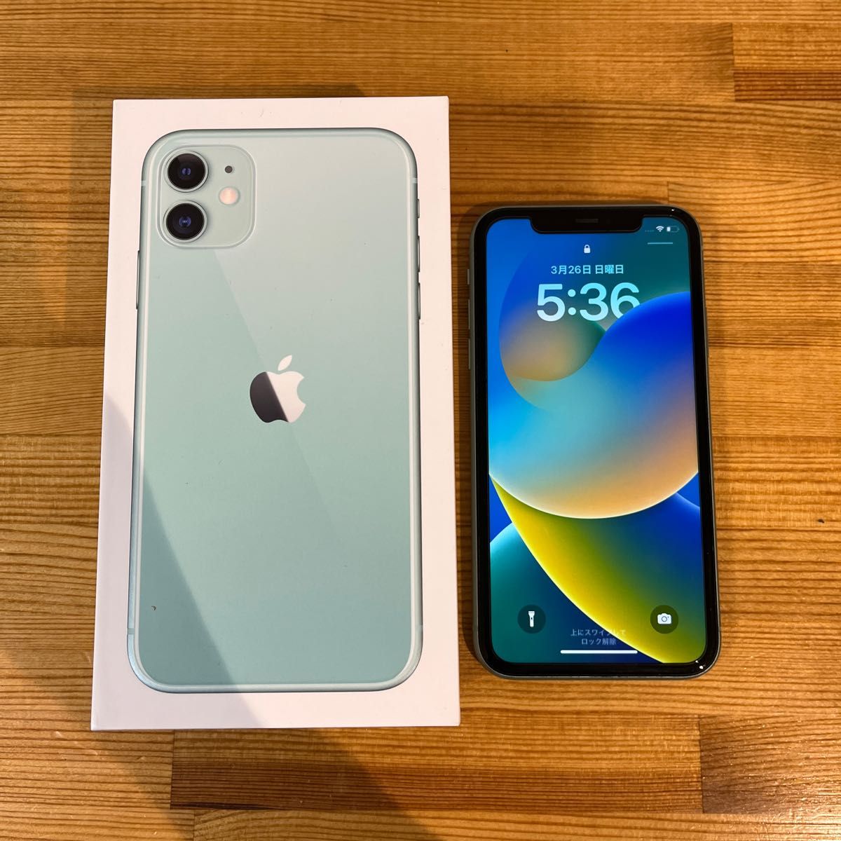 iPhone11グリーン128G-