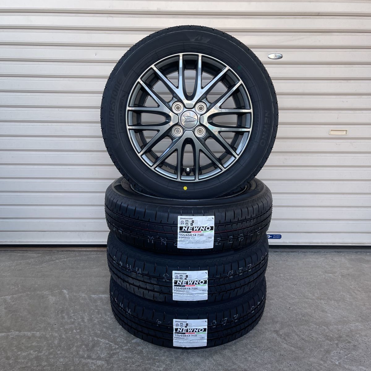 新品ダイハツ純正ホイール◇ブリヂストン ニューノ◇155 65R14◇タント