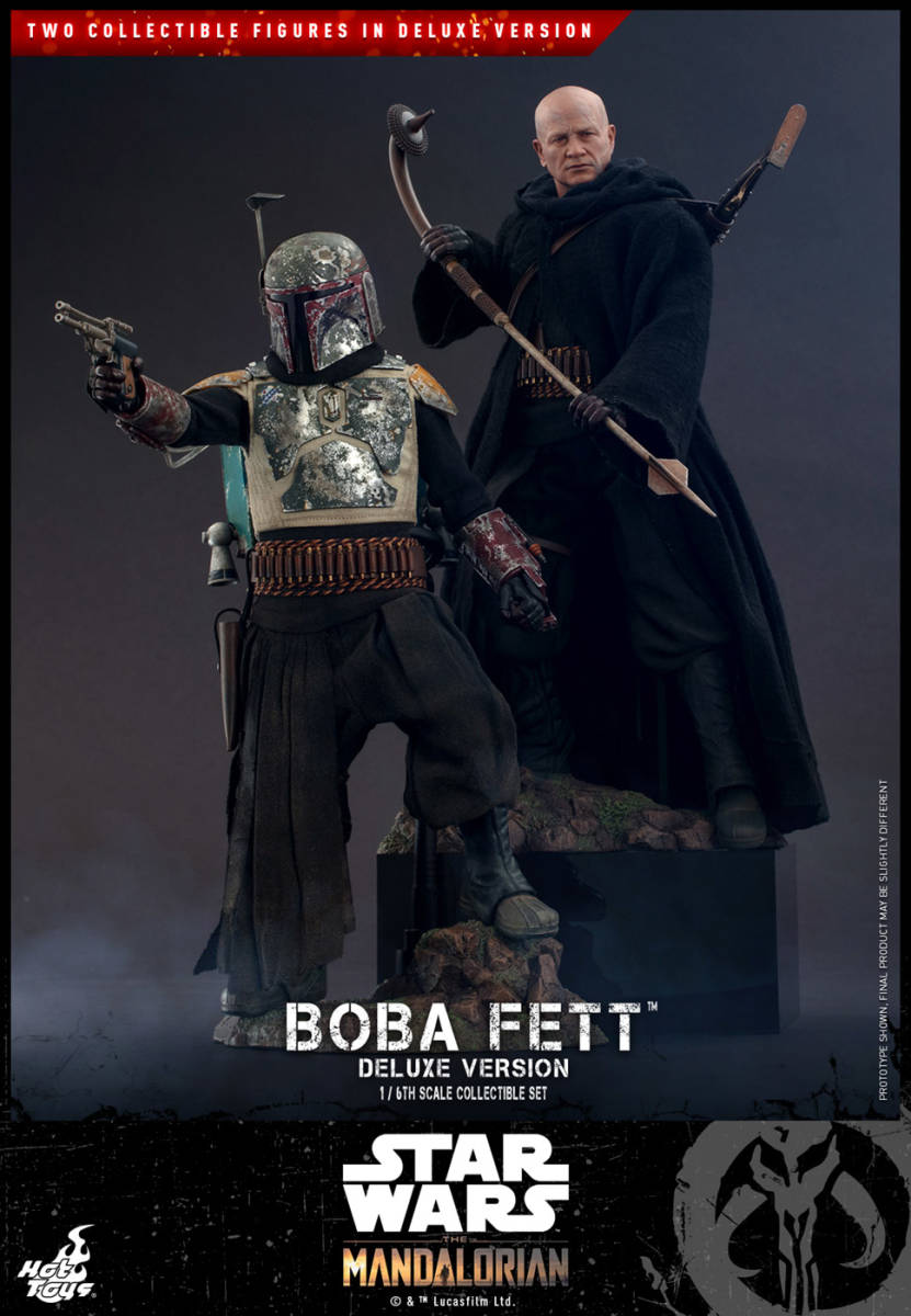 送料無料 ホットトイズ 1/6 フィギュア「ボバ・フェット デラックス版