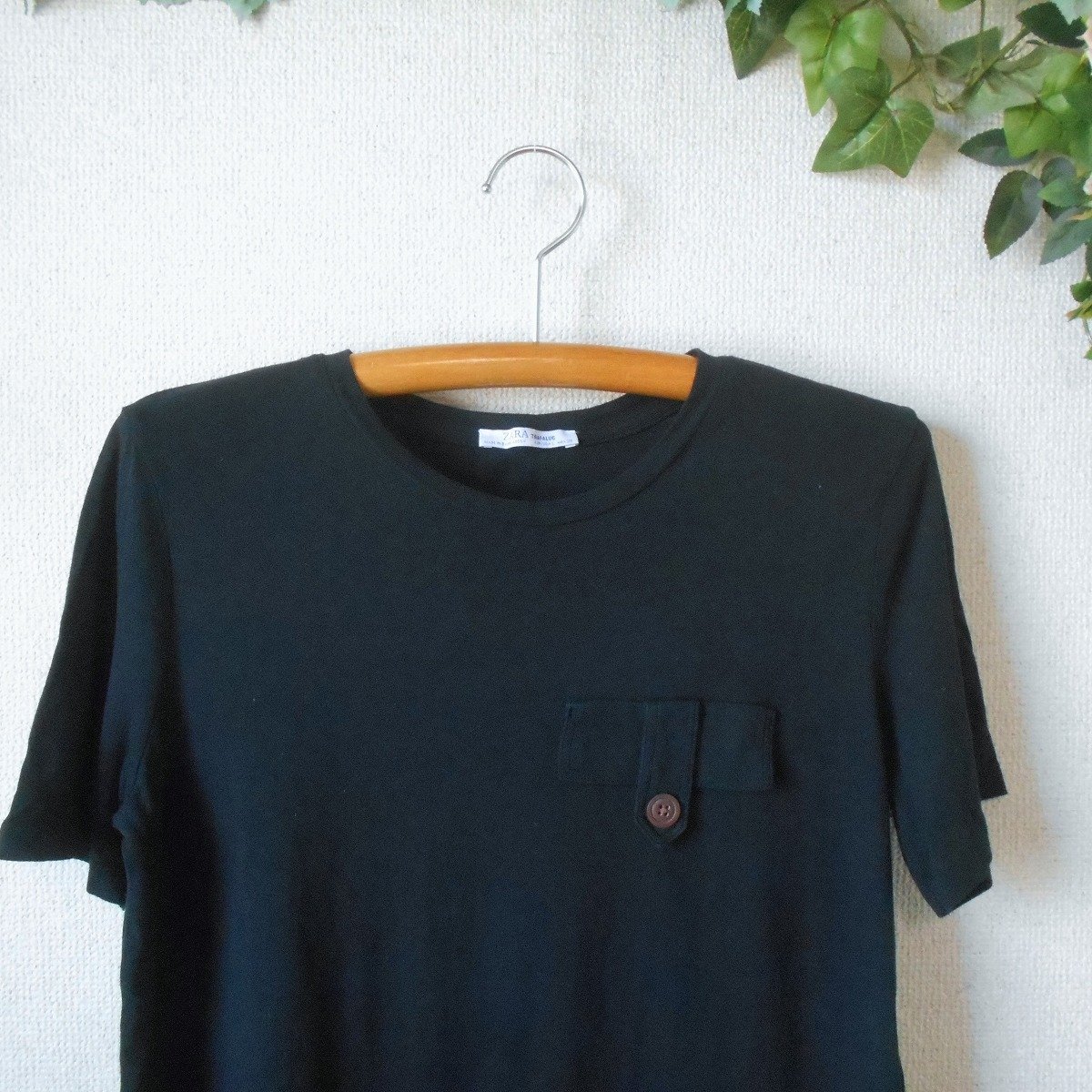 ザラ トラファルック ZARA Trafaluc Tシャツ カットソー レディース 黒 L_画像2