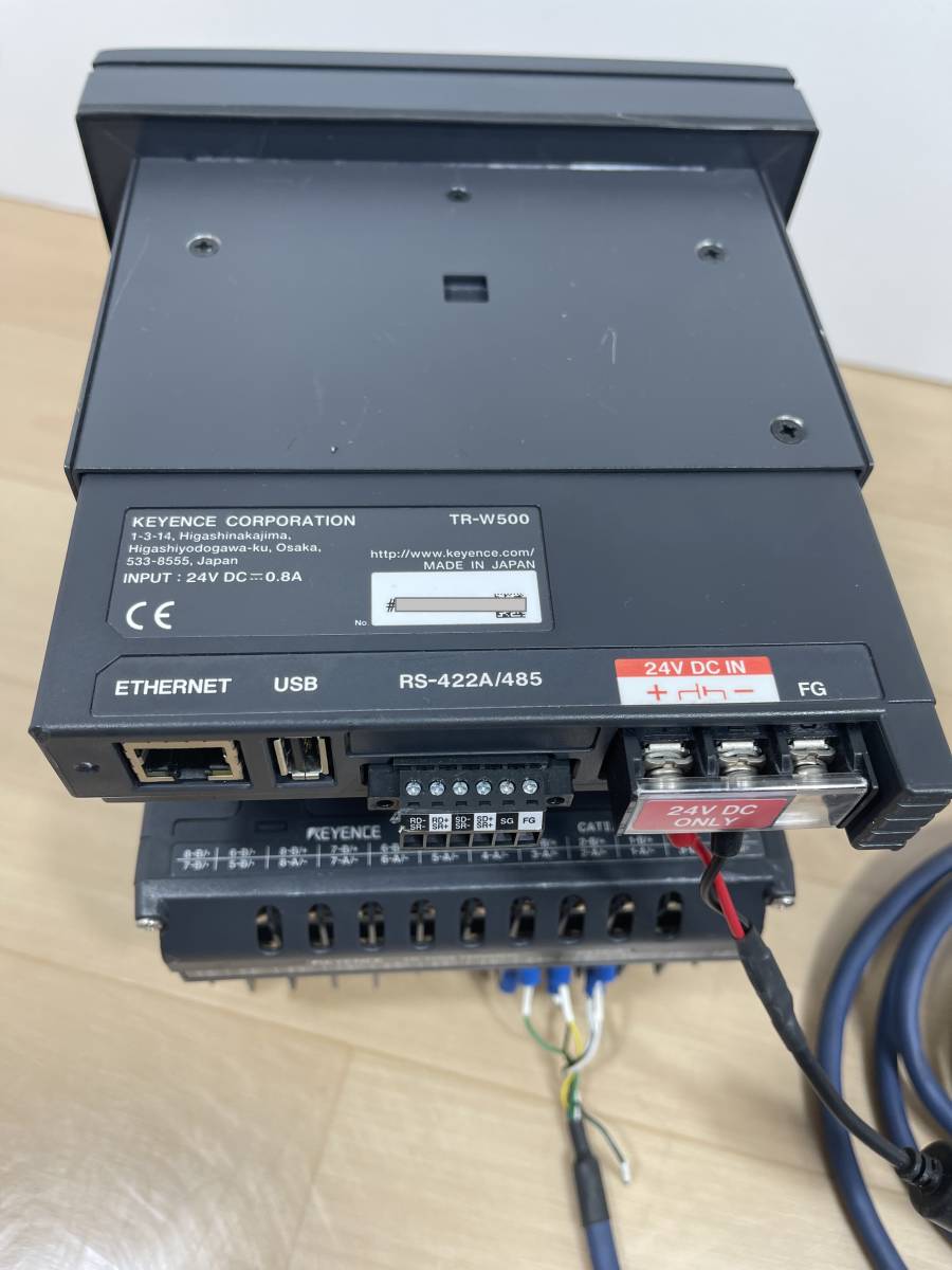 TR-W500 TR-TR08 x2個 KEYENCE タッチ型ぺーパレスレコーダ TR-W TR-W500 TR-TR08 x2個 KEYENCE タッチ型ぺーパレスレコーダ TR-W