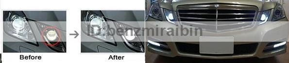 ベンツ　 2010-2013 Pre-LCI Mercedes E-Clase　W212　ヘッドライト　LED　パーキング　ポジション　ランプ_画像1