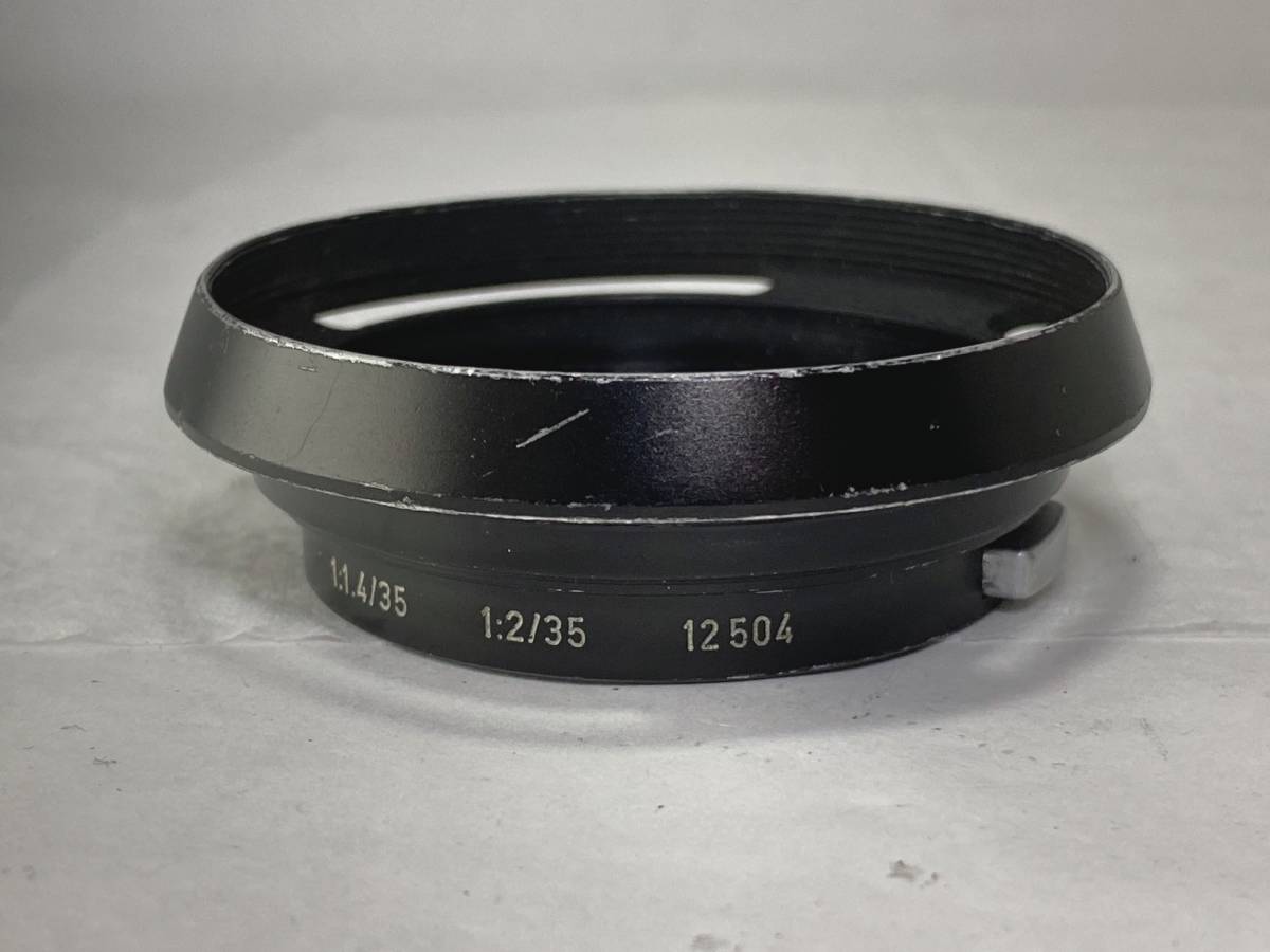* superior article * Leica LEICA 12504 original lens hood z micro n35mm F2 /zmi look s35mm F1.4 for SUMMICRON SUMMILUX ① 0329#0002#4779