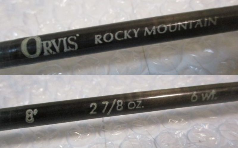 ⇔ 162　釣竿　ORVIS Rocky Mountain Series オービス ロッキーマウンテン 8’ 2-7/8oz 検：ロッド フライ 釣具 フィッシング 釣り ケース_画像3