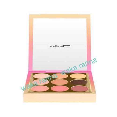  new goods MAC store limitation color Lunar new year collection small eyeshadow X 9 rack and four tune pink peach old New Year I Palette 