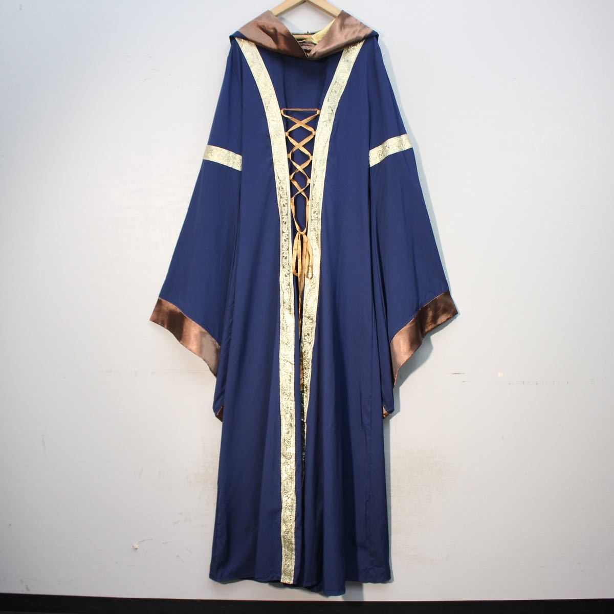 EU VINTAGE WIZZARD DESIGN LONG ONE PIECE/ヨーロッパ古着魔法使いデザインワンピース_画像4