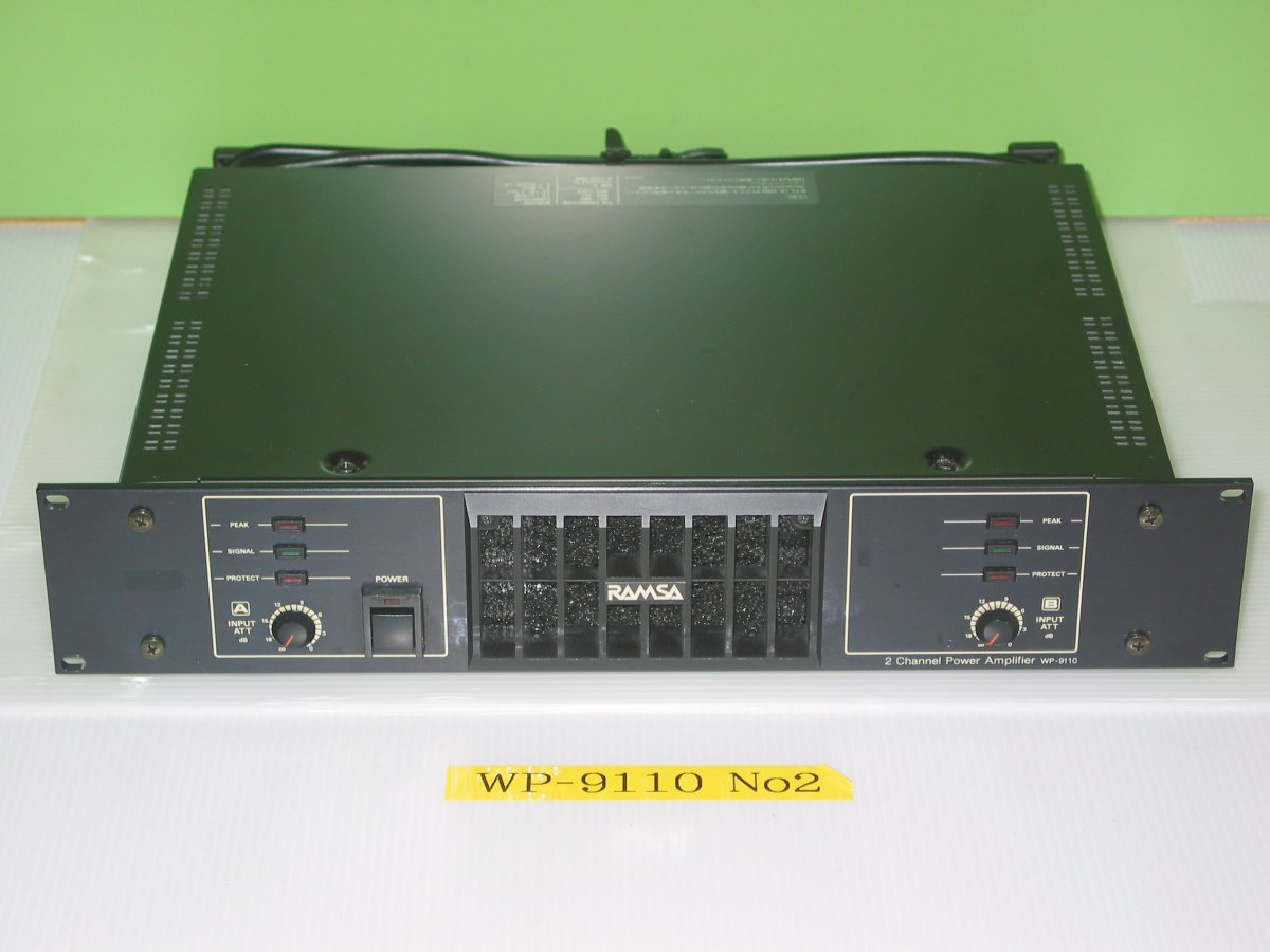 National RAMSA 100W+100Wパワーアンプ WP-9110 No2(USED品) | JChere