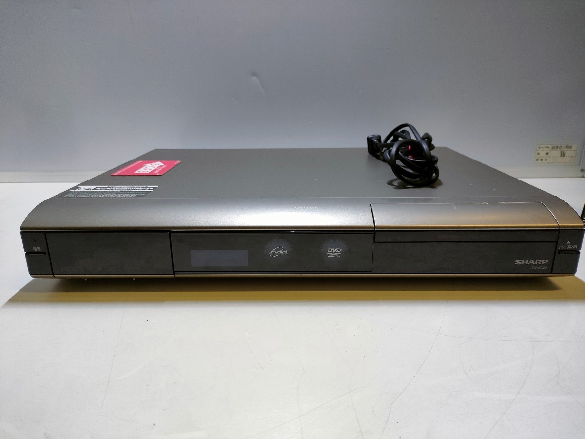 A410 SHARP DVD recorder DV-AC82 electrification has confirmed Junk ( power supply +B-CAS attaching )