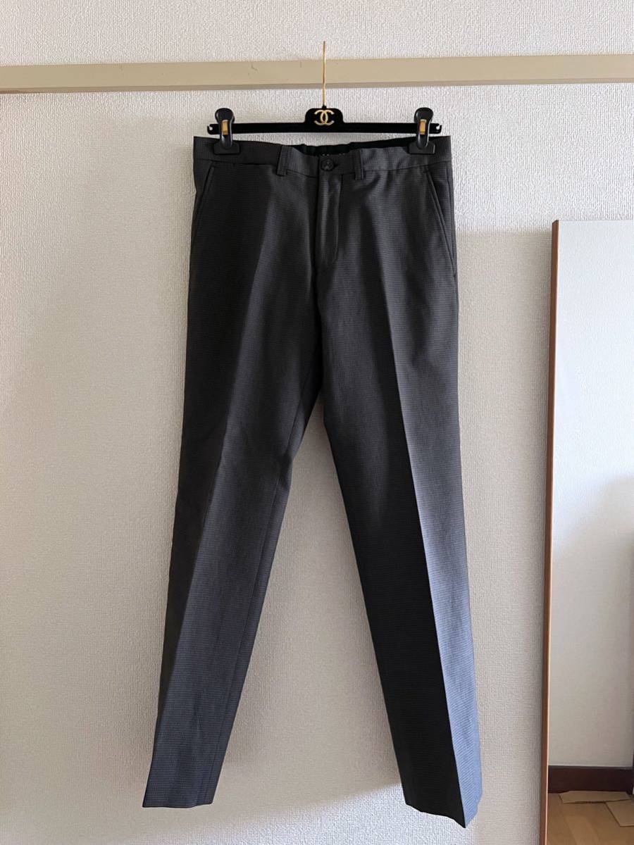 【Dries Van Noten スーツ セットアップ チェック柄】メンズ テーラードジャケット スラックス パンツ size46 美品 定価約20万_画像4