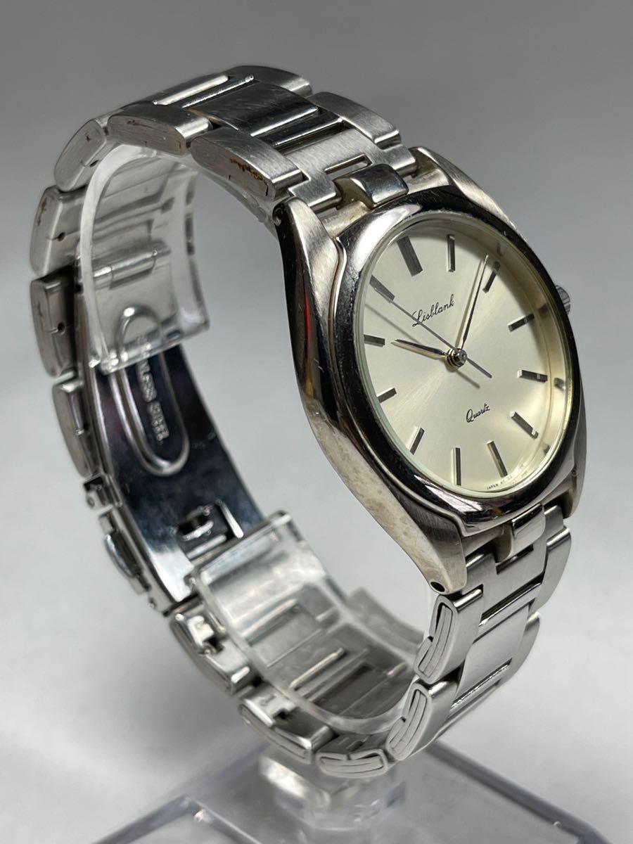 腕時計 サイズ 3.5cm メンズ クォーツ時計 ベルト18cm 動作中古品