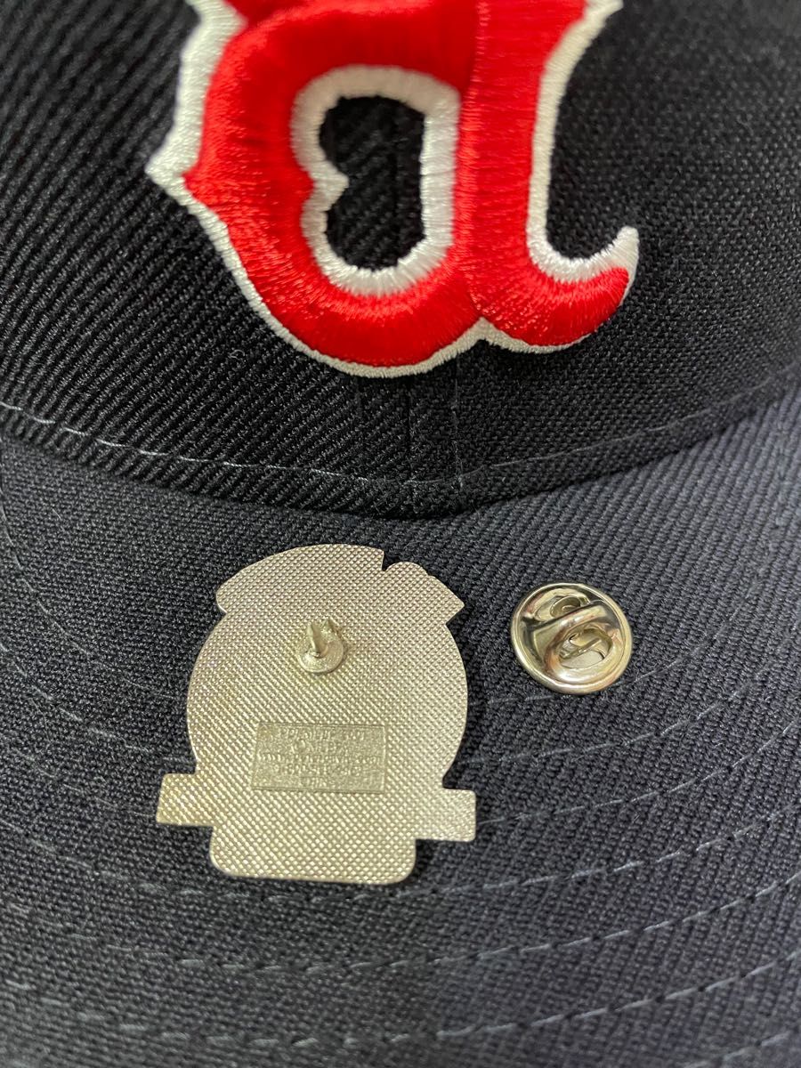 レッドソックス ニューエラ 野茂投手 ノーヒット ピンバッジ キャップ NEW ERA