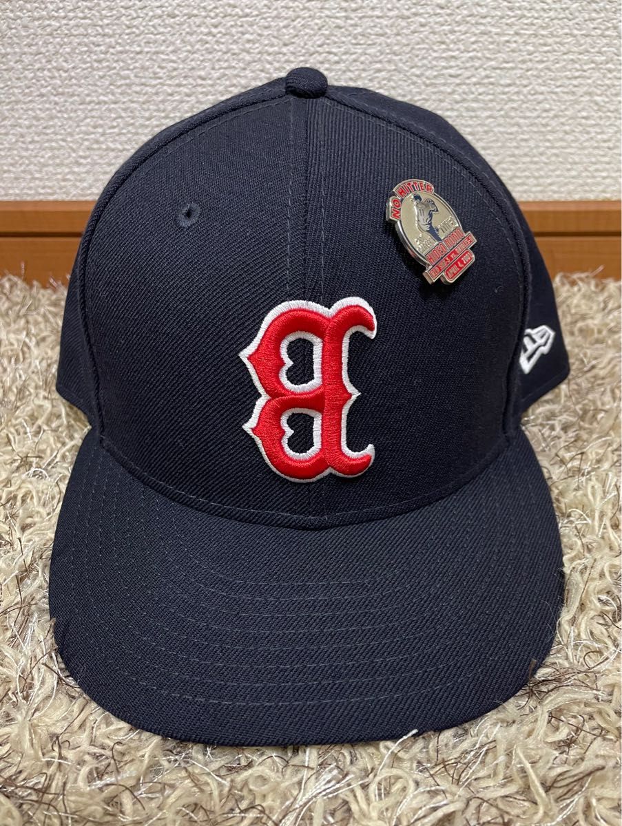 レッドソックス ニューエラ 野茂投手 ノーヒット ピンバッジ キャップ NEW ERA