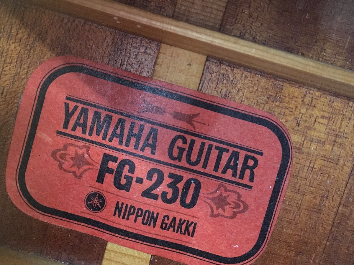 YAMAHA ヤマハ FG-230 12弦 アコースティック ギター ユーズド_画像4