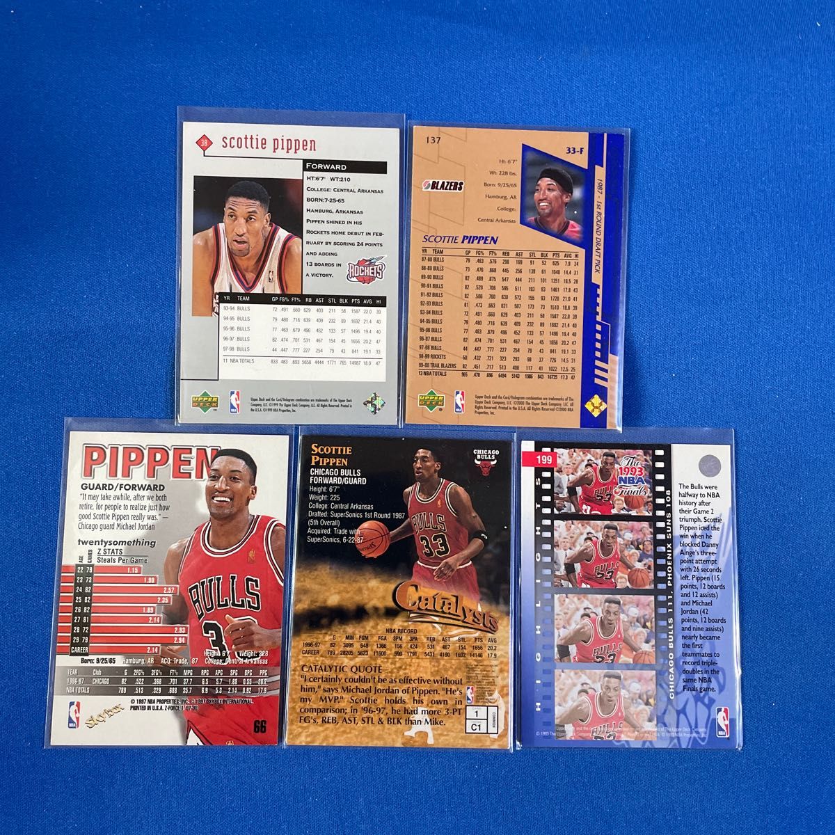 NBA Scottie Pippen 5枚セット 2