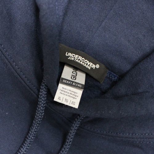 UNDERCOVER アンダーカバー 22AW PSYCHO HOODIE パーカー XL ネイビー_画像4