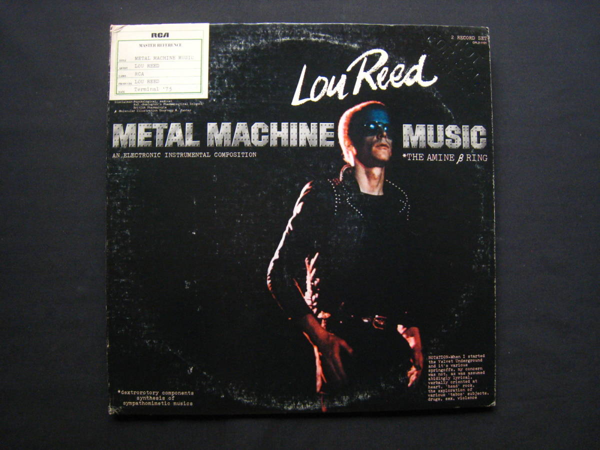 [即決][未使用][米プロモ盤]■Lou Reed Metal Machine Music■ルー・リード Velvet Underground メタル・マシン・ミュージック■[US PROMO]