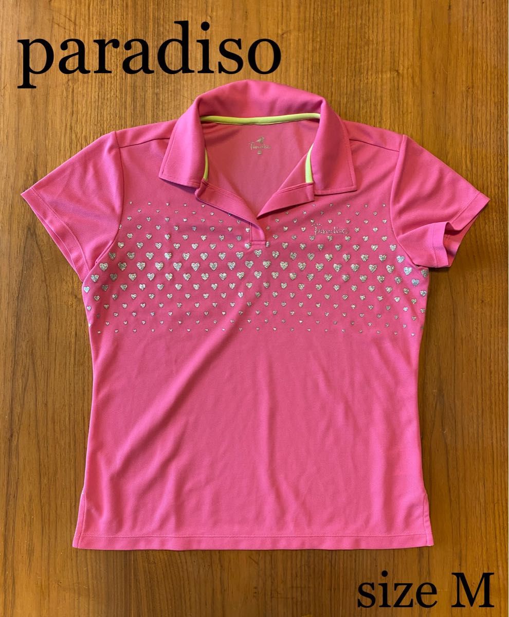 PARADISO ゴルフ レディース ポロシャツ サイズM パラディーゾ - 3