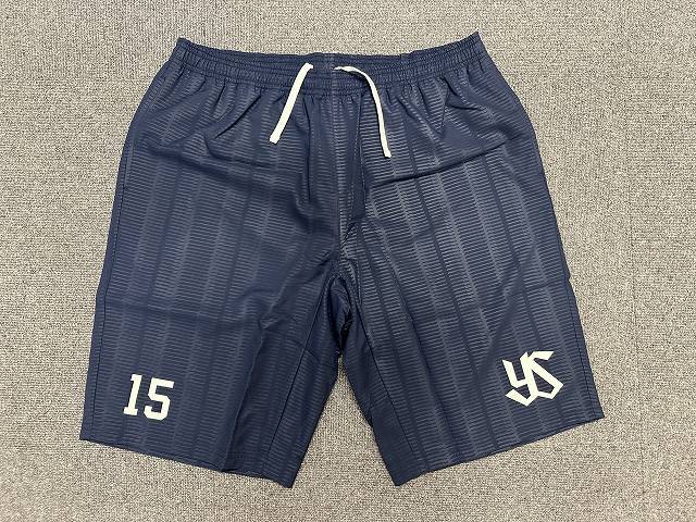 東京ヤクルトスワローズ #15 支給品 実使用 ハーフパンツ Size-3XL