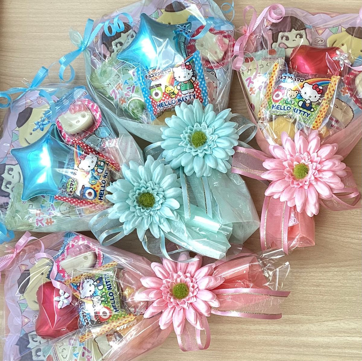 期間限定販売 キャラクターお菓子ブーケ ピンク 1個 結婚式 発表 期間限定販売 キャラクターお菓子ブーケ ピンク 1個 結婚式 発表