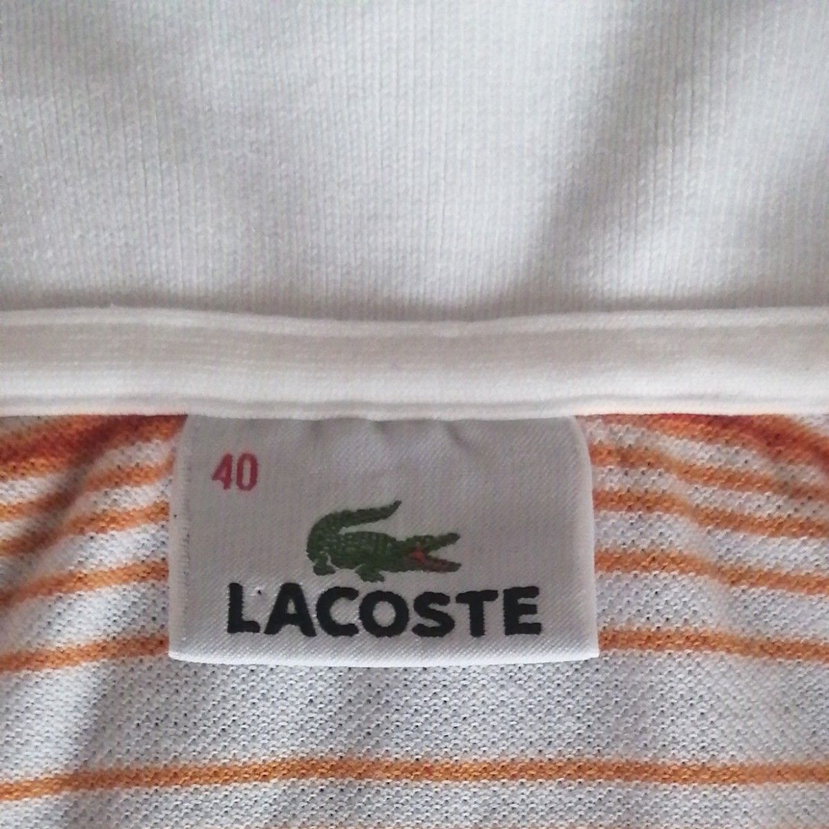 LACOSTE ノースリーブポロシャツ ポロシャツ　トップス　ラコステ　日本製