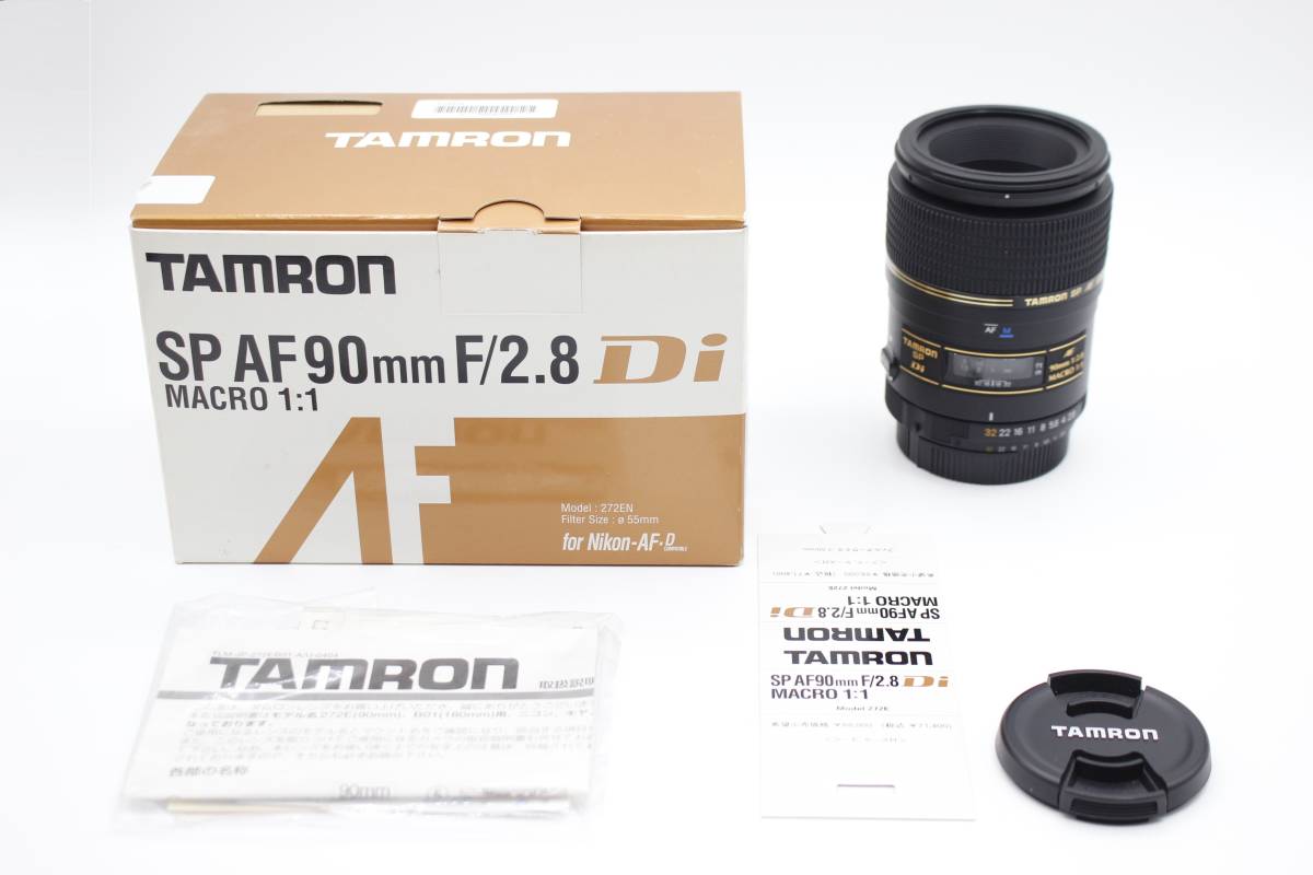 リアル SP 新品級◇TAMRON 90mm 272E◇Nikon用♪元箱付♪‐08 MACRO Di