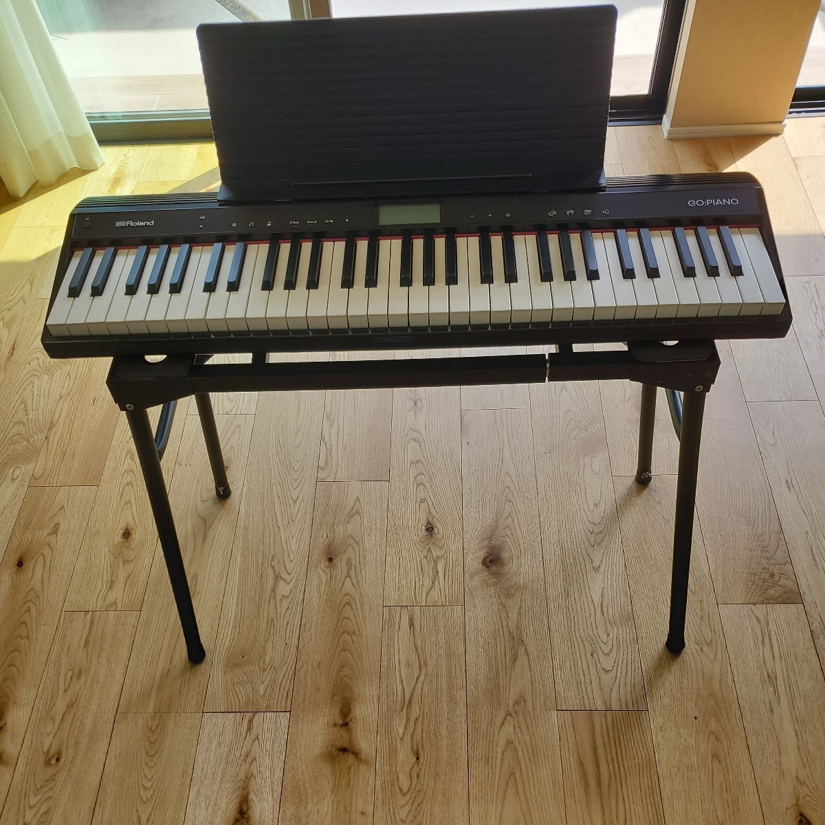 ★美品★　Roland 電子ピアノ　GO-61P 設置台付属_画像8