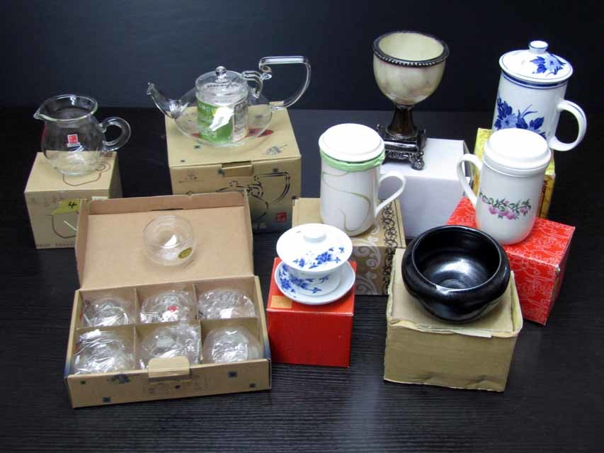 未使用 訳あり 長期保管品 茶器 茶杯 中国茶器 食器 急須 ランダム