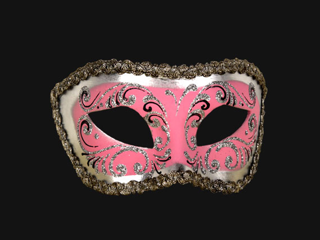 ベネチアンマスク Colombina Decor Era Silver Pink アイマスク ベネチアンマスク Colombina Decor Era Silver Pink アイマスク