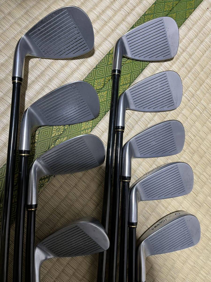 名器!ホンマHONMA BERES MG702アイアン9本セットR 2星