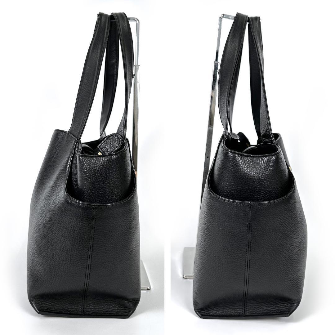 ☆現行☆美品☆アタオ ATAO トートバッグ ファンクヴィ タッセル 黒