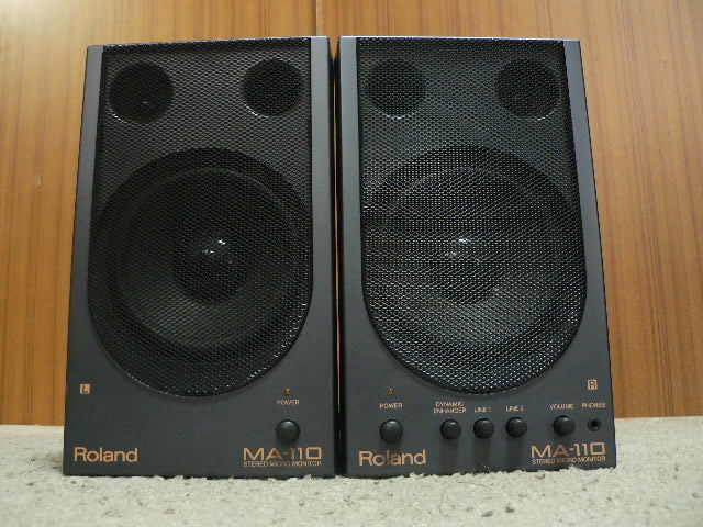 Roland Roland MA-110 stereo micro monitor speaker : Real Roland Roland MA-110 stereo micro monitor speaker : Real
