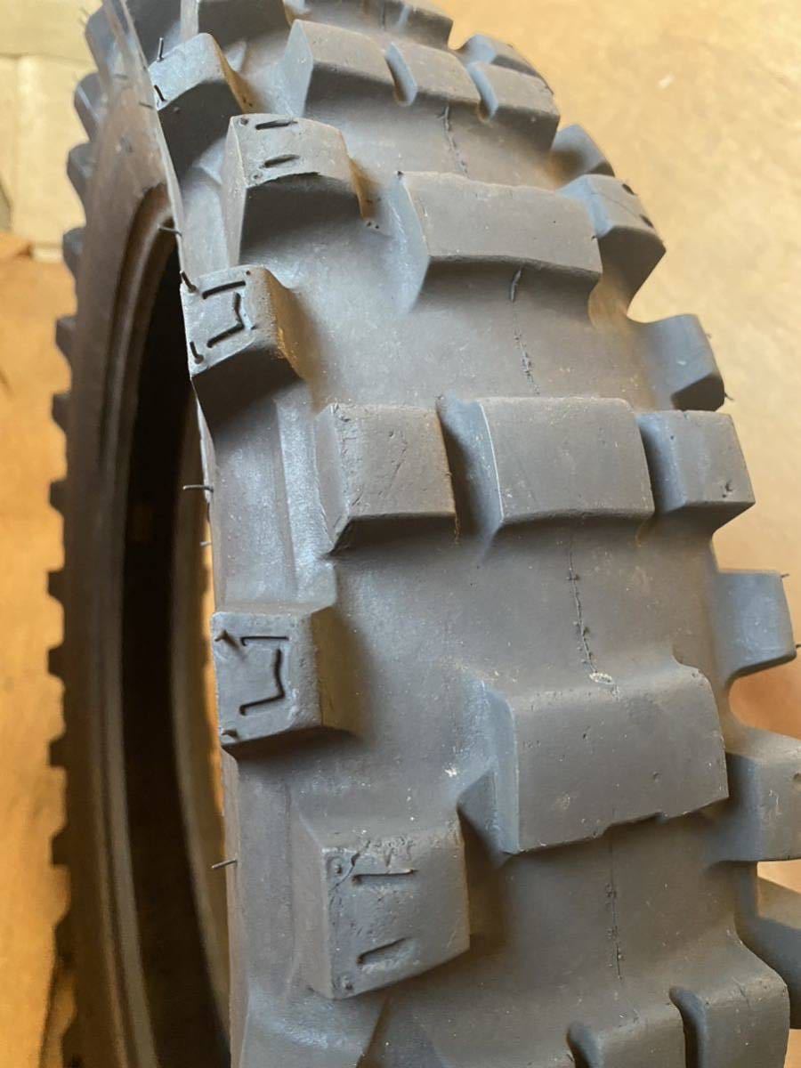 中古MCタイヤ MICHELIN CROSS AC10 110/100-18 ミシュラン 110 100 18 3918 K2Fの画像3