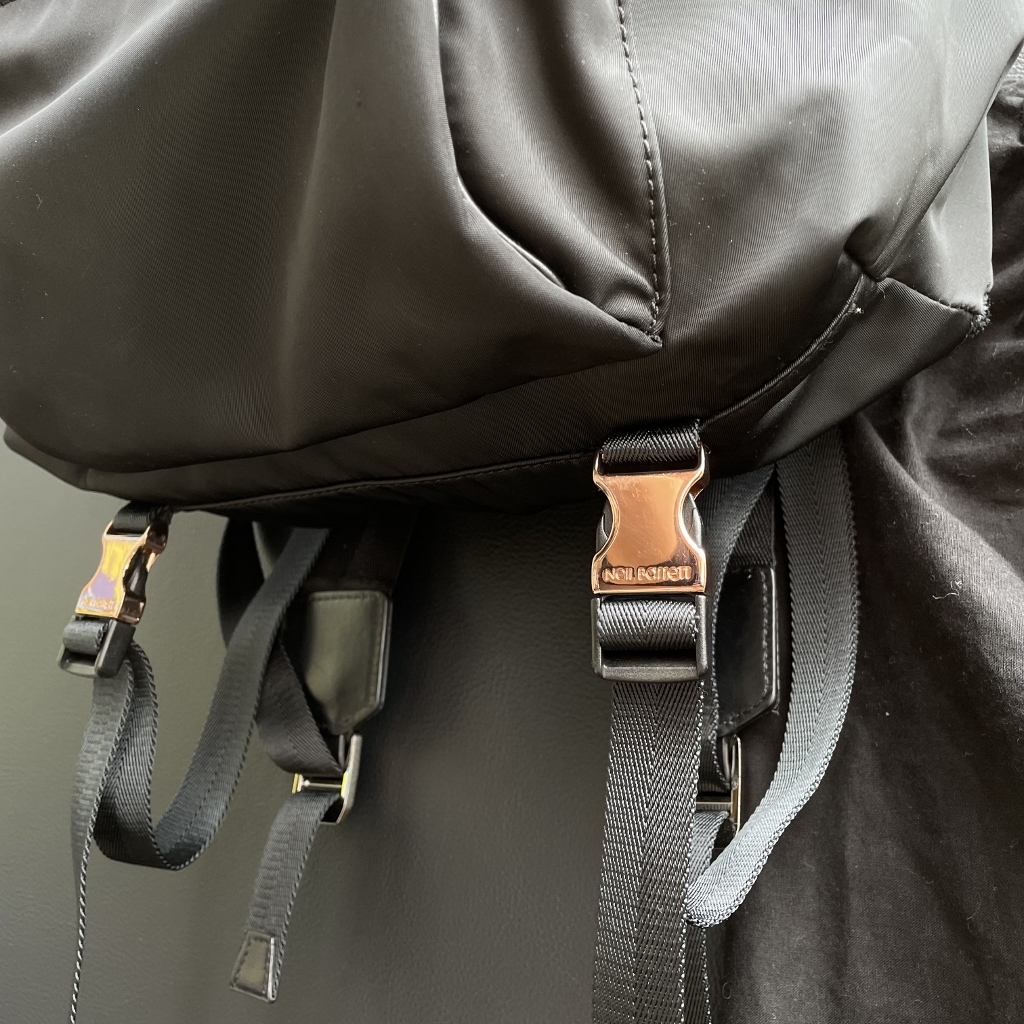 美品 NEIL BARRETT ニールバレット BOLT サンダー ボルト ナイロン