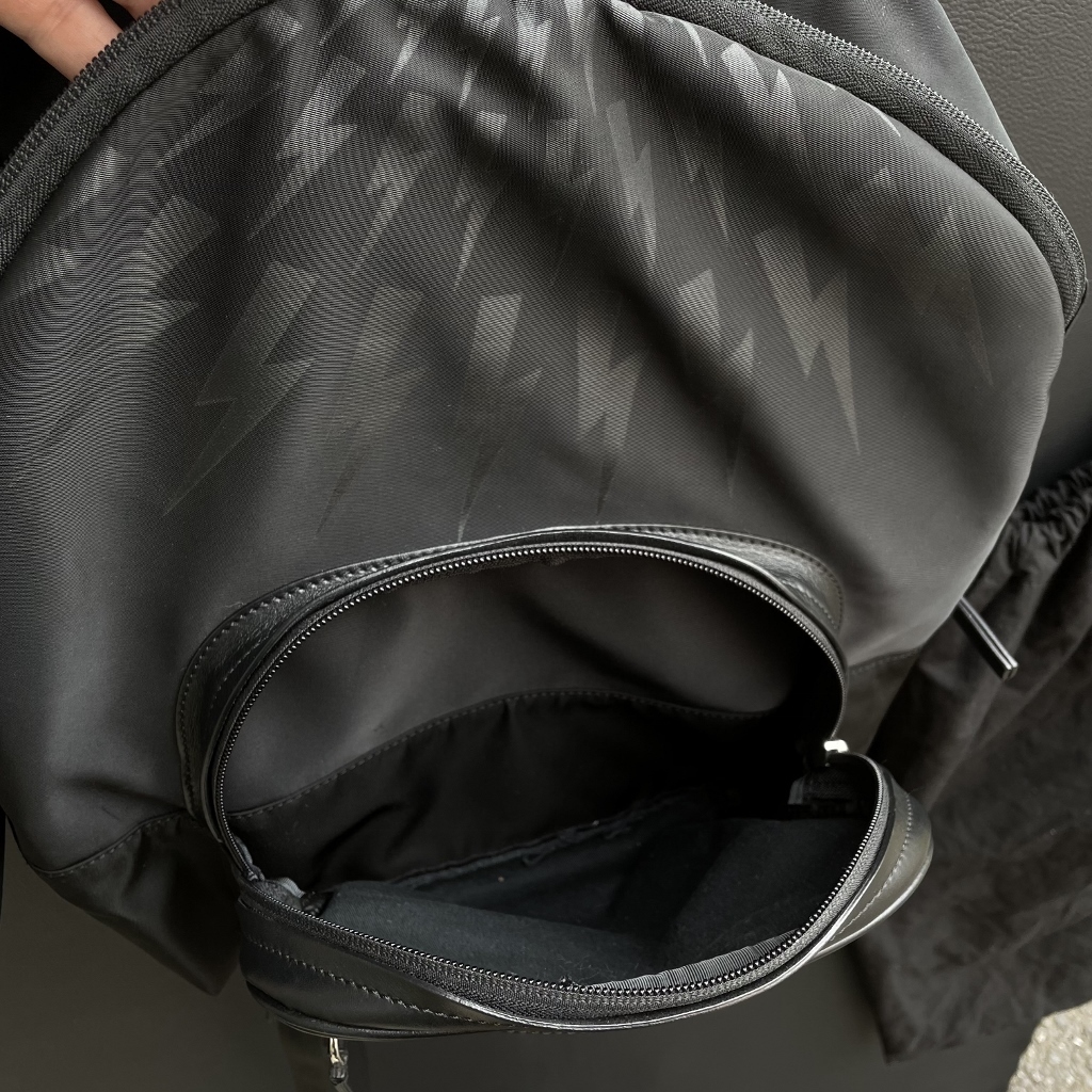 美品 NEIL BARRETT ニールバレット BOLT サンダー ボルト ナイロン