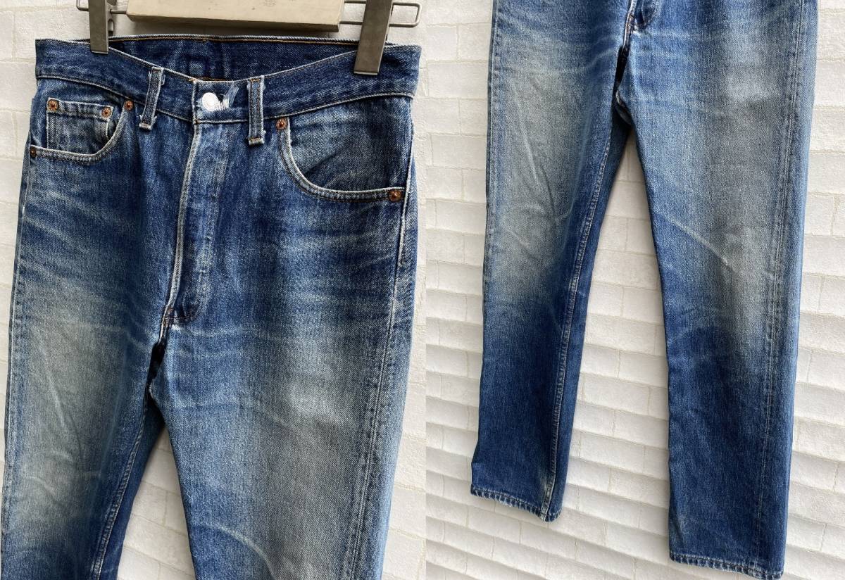 80s USA製 Levi's リーバイス 501xx ストレート デニム パンツ ジーンズ size w31 ヴィンテージ 501-0000_画像2