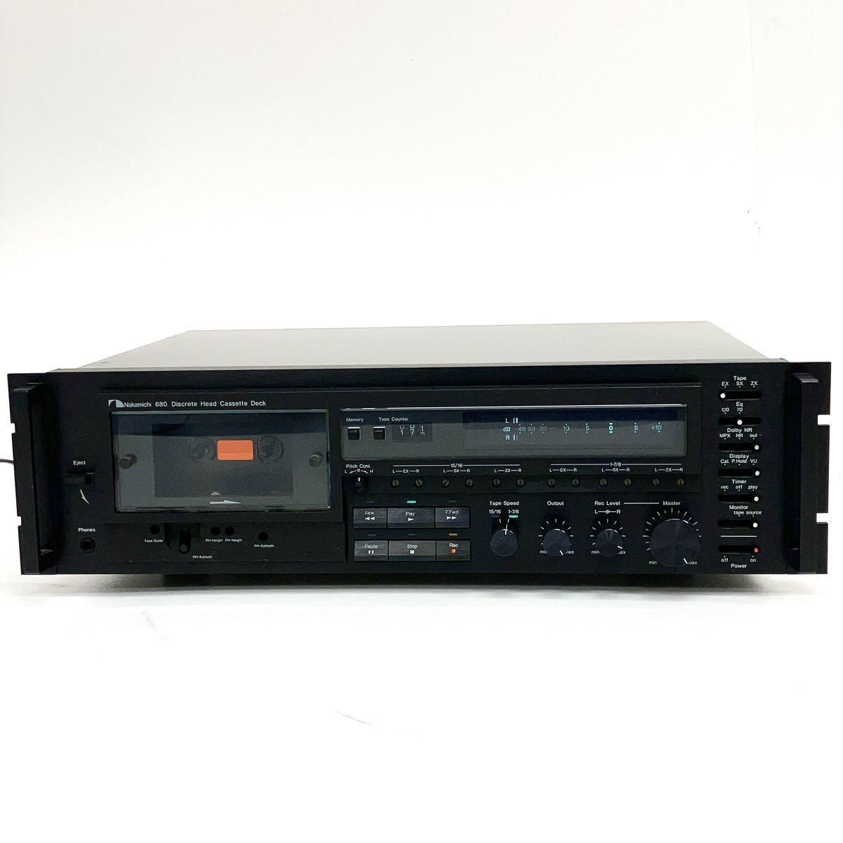 Nakamichi ナカミチ 680ZX カセットデッキ ステレオ 音響機器 通電確認