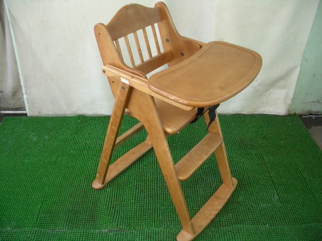 *. rice field woodworking place folding high chair wooden baby chair table attaching natural tree 