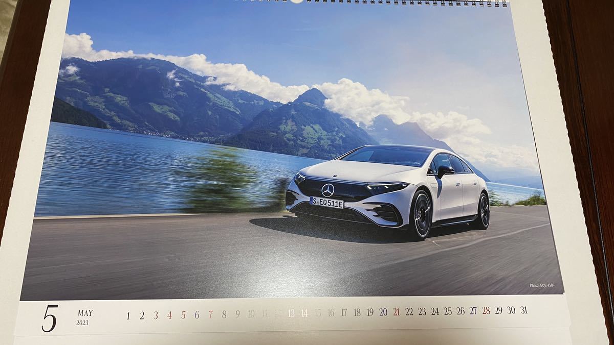 【新品】メスセデス ベンツ　2023年 令和5年壁掛けカレンダー MercedesBenz_画像4