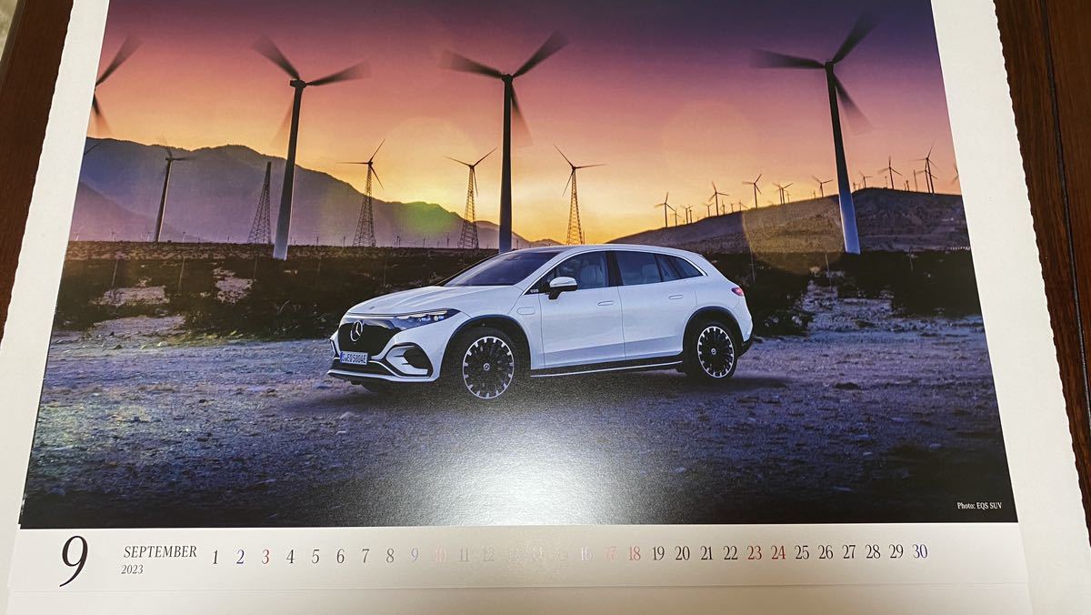 【新品】メスセデス ベンツ　2023年 令和5年壁掛けカレンダー MercedesBenz_画像7