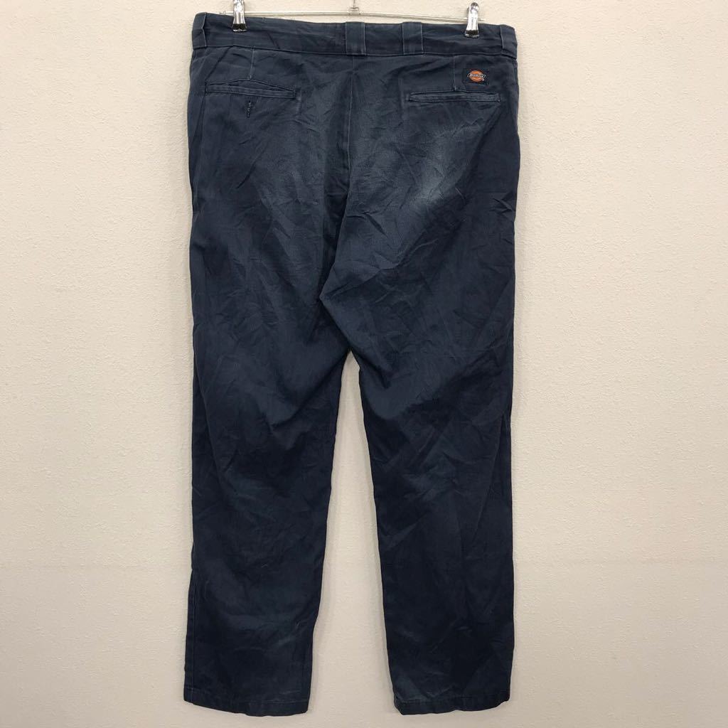 Dickies ワークパンツ W38 ディッキーズ ビッグサイズ ブルー メキシコ製 874 オリジナルフィット 古着卸 アメリカ仕入 2304-403_画像4