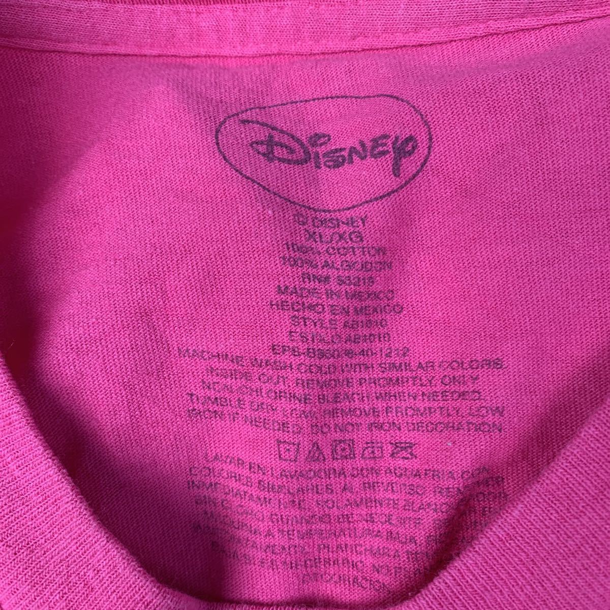 Disney 半袖 プリントキャラクターTシャツ XLサイズ ビッグサイズ 2013 フロリダ ピンク 古着卸 アメリカ仕入 a504-5004_画像7