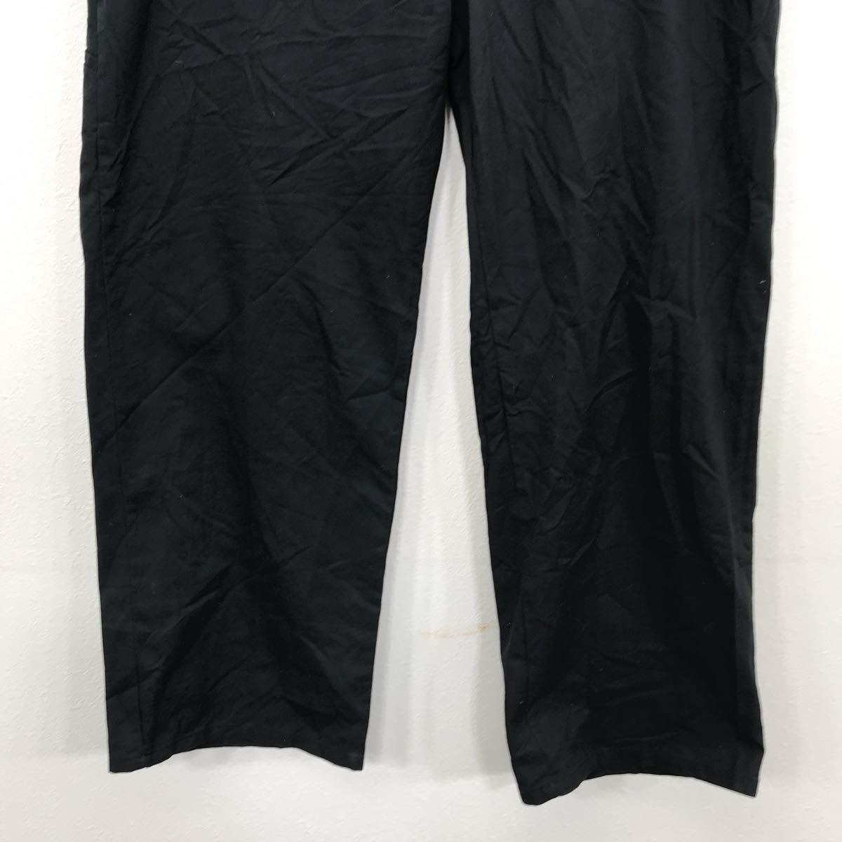 Dickies ワークパンツ W42 ディッキーズ ブラック ビッグサイズ 古着卸 アメリカ仕入 2304-553_画像3